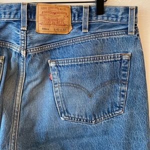 VINTAGE LEVI’S 501s authentic circa 1999 Made in USA size 42/33